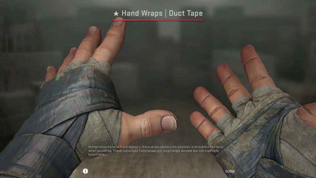 Hand Wraps, Duct Tape