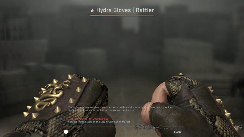 Hydra Gloves, Rattler