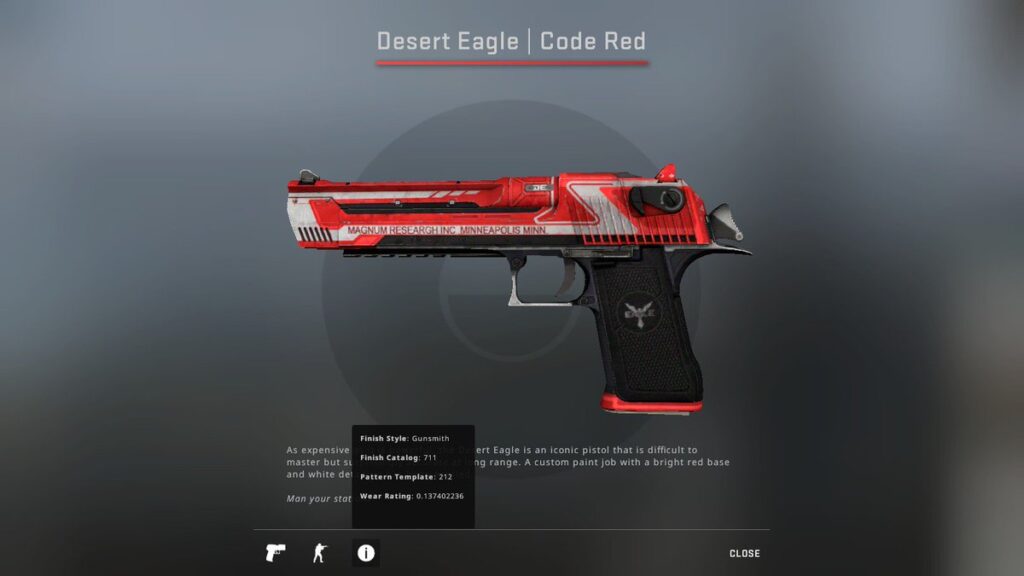 ‌‌Desert Eagle Code Red - The Horizon Collection