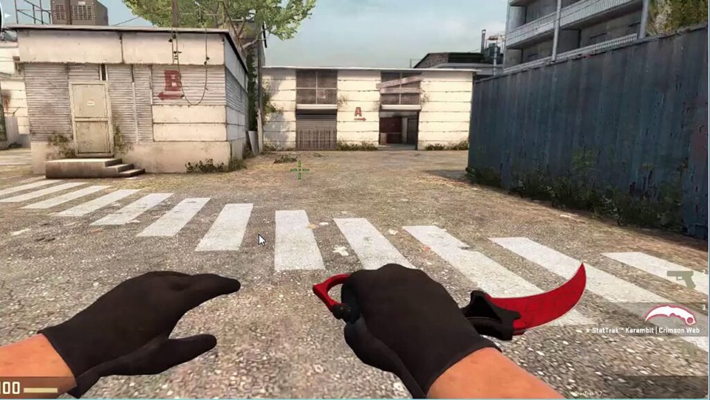 crimson web karambit